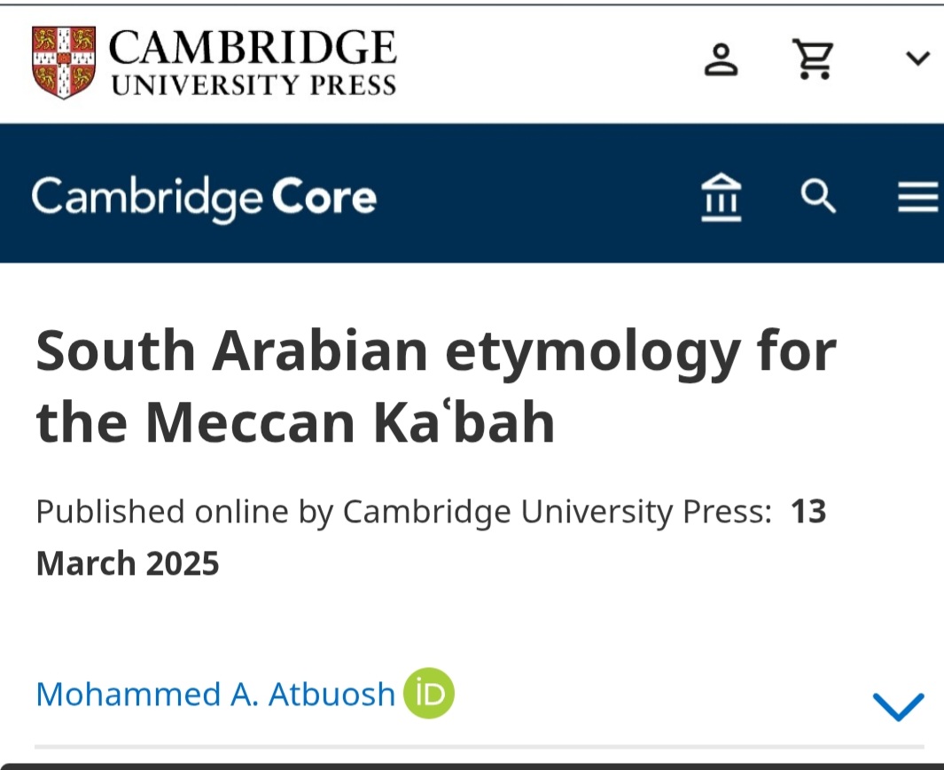 atbuosh's tweet image. Just published with @BulletinOfSOAS  

doi.org/10.1017/S00419…