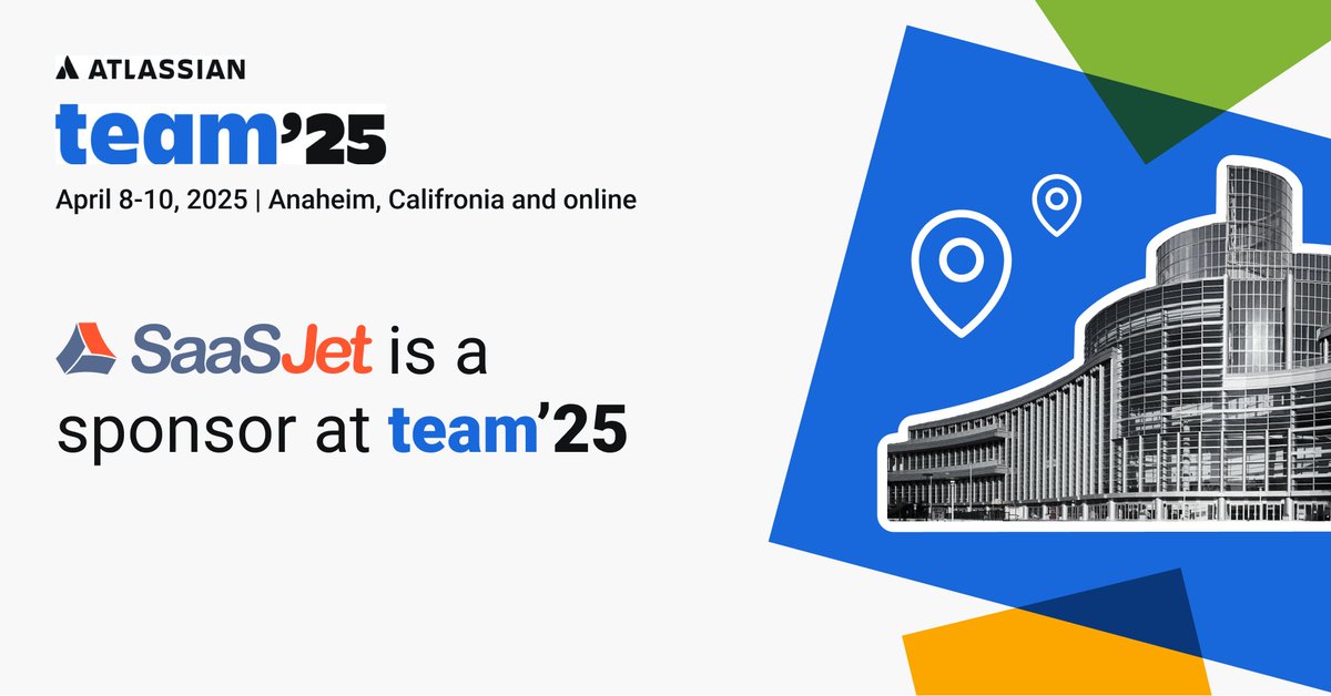 We’re thrilled to announce that SaaSJet is joining #AtlassianTeam25 as a sponsor in #Anaheim, California, on April 8-10, 2025! 

Get ready for insightful discussions, expert networking, and game-changing #Atlassian solutions!