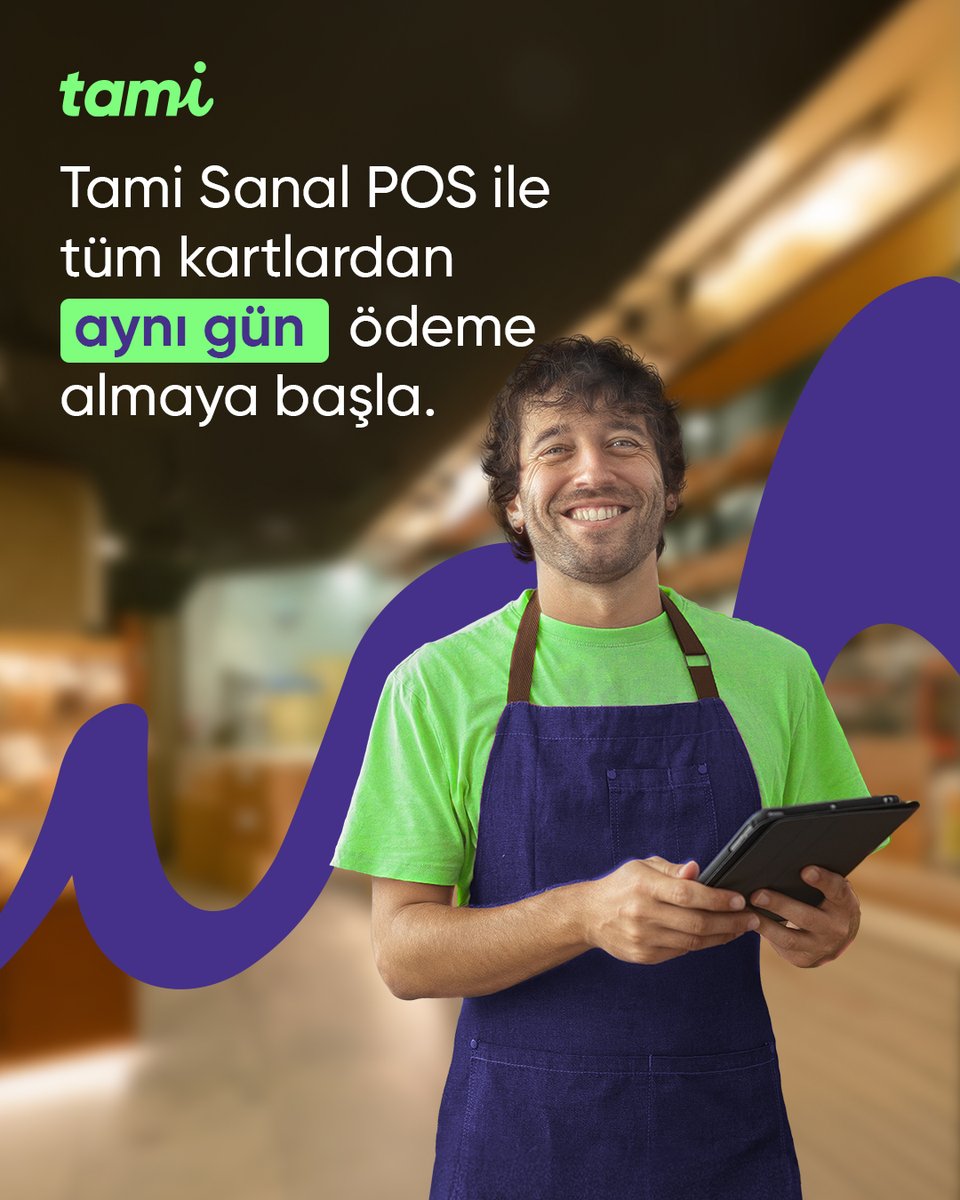 Tami Sanal POS ile tüm kartlardan ödeme almaya başlayarak işini büyütme fırsatı yakalayabilirsin! İşletmene özel tam istediğin POS çözümleri için profildeki linke tıkla!
#Tami #TamİstediğinÖdemeŞekli #TamiSanalPOS