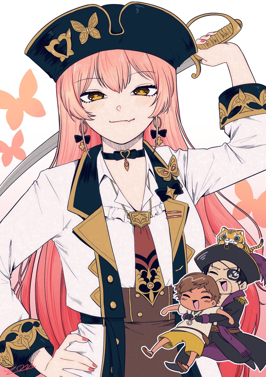 #ソシ絵ール
誤字ってたのでもっかい
おにゅいの海賊が如く配信楽しくて助かるそして意外と新しい衣装に海賊帽が似合う