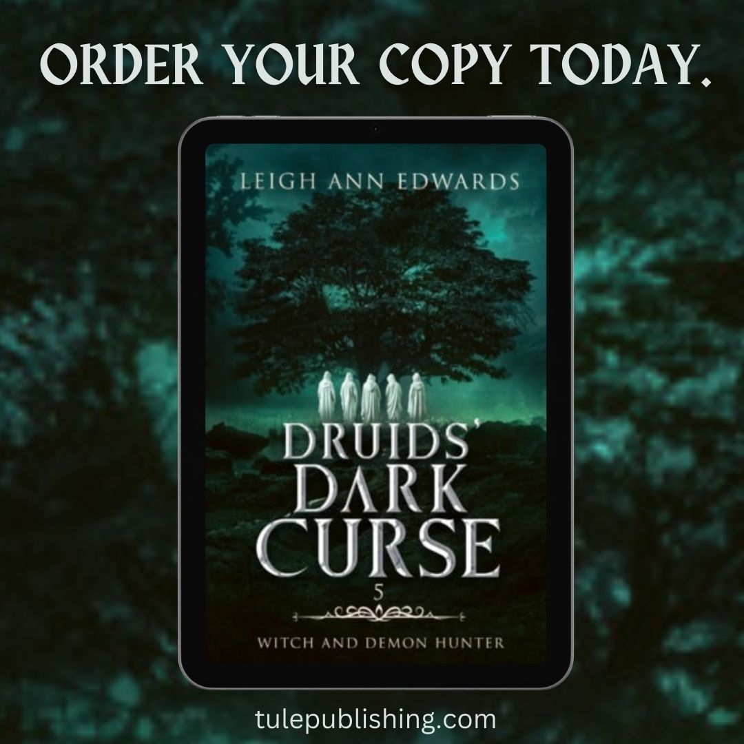 Tule Publishing (@tulepublishing) on Twitter photo The epic final installment to the Demon Witch Hunter series by <a href="/laedwards15/">Leigh Ann Edwards author of fantasy/romance</a> is out NOW. Get your copy of DRUIDS' DARK CURSE today: bit.ly/4bIc56p
#readztule #romance #fantasy #romantasy #demons #witches #paranormal The epic final installment to the Demon Witch Hunter series by <a href="/laedwards15/">Leigh Ann Edwards author of fantasy/romance</a> is out NOW. Get your copy of DRUIDS' DARK CURSE today: bit.ly/4bIc56p
#readztule #romance #fantasy #romantasy #demons #witches #paranormal