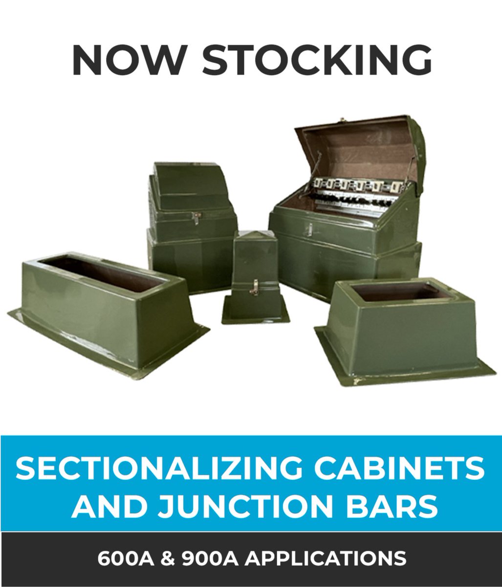 WECS is now 𝘀𝘁𝗼𝗰𝗸𝗶𝗻𝗴 𝘀𝗲𝗰𝘁𝗶𝗼𝗻𝗮𝗹𝗶𝘇𝗶𝗻𝗴 𝗰𝗮𝗯𝗶𝗻𝗲𝘁𝘀 𝗮𝗻𝗱 𝗮𝗽𝗽𝗿𝗼𝗽𝗿𝗶𝗮𝘁𝗲 𝗷𝘂𝗻𝗰𝘁𝗶𝗼𝗻 𝗯𝗮𝗿𝘀 for 𝟲𝟬𝟬𝗔 𝗮𝗻𝗱 𝟵𝟬𝟬𝗔 𝗮𝗽𝗽𝗹𝗶𝗰𝗮𝘁𝗶𝗼𝗻𝘀, ensuring you have the critical components you need—when you need them.