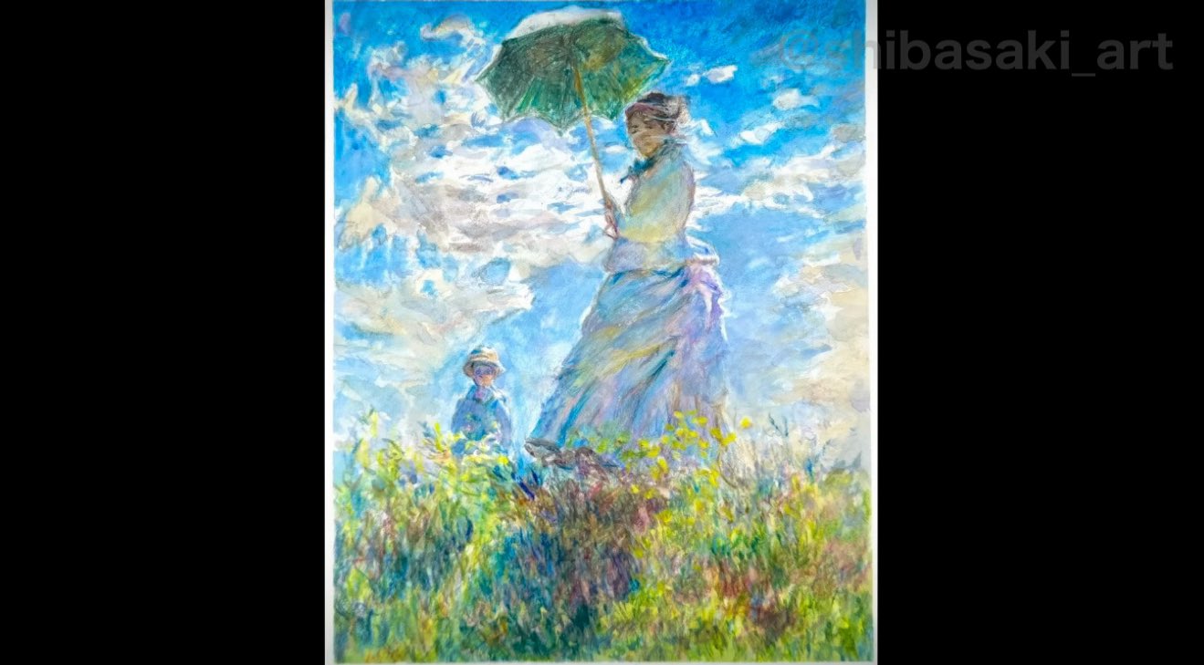 『春は曙』　水彩色鉛筆画　裸婦 個展「春はあけぼの」2018.5 – アトリエ光彩舎