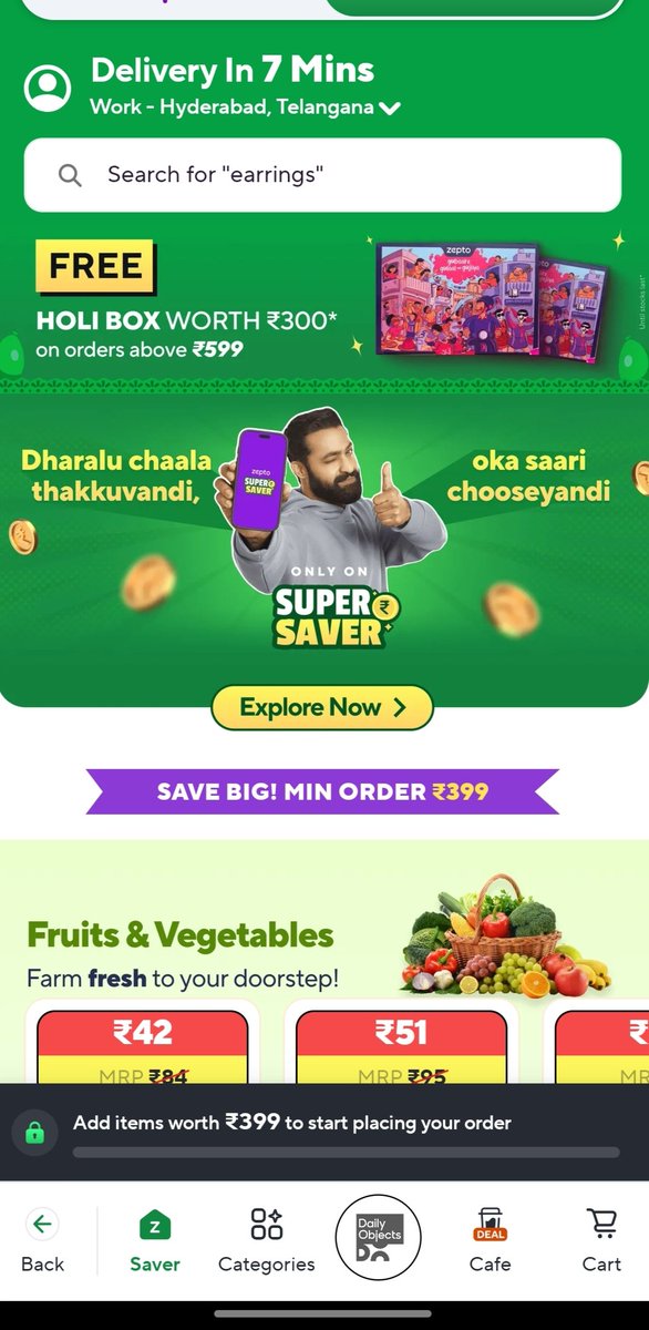 upendrabandi's tweet photo. @ZeptoNow @zeptocares 
Why do you advertise with offers when you don't deliver.

Are you trying to get more customers from your competitors like @Swiggy @SwiggyInstamart @SwiggyCares https://t.co/FcIUCFolZC