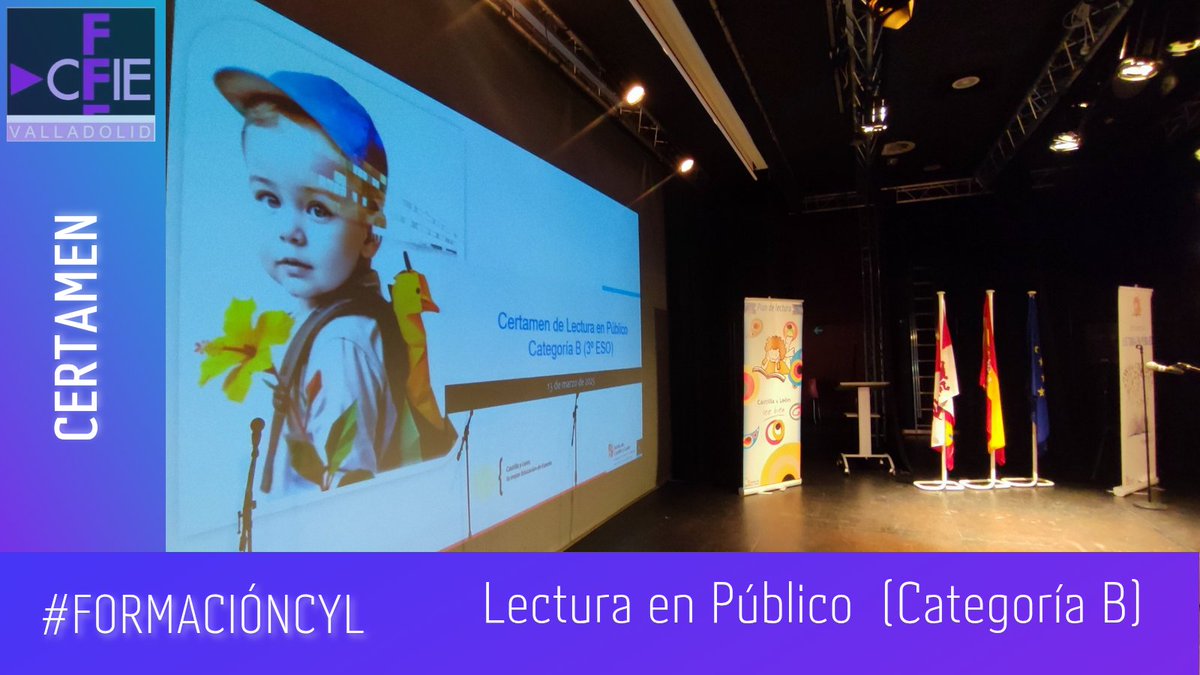 Resultados del Certamen de #lecturaenpublicoCyL
en la Categoría B:
🥇Ganador: <a href="/IESNunezdeArce/">IES Núñez de Arce</a>
🥈Finalista: <a href="/lmsfva/">Colegio LMSF</a>
🏆👧Lectora destacada: Nuria González Álvarez ➡️ de <a href="/cristoreyva/">Centro educativo Cristo Rey - Jesuitas</a>
¡¡Gracias por vuestra participación!! 👏👏
<a href="/Hoy_Libro/">¡Hoy Libro!</a>
<a href="/educacyl/">Educación JCyL</a>
#LeyendoCyL