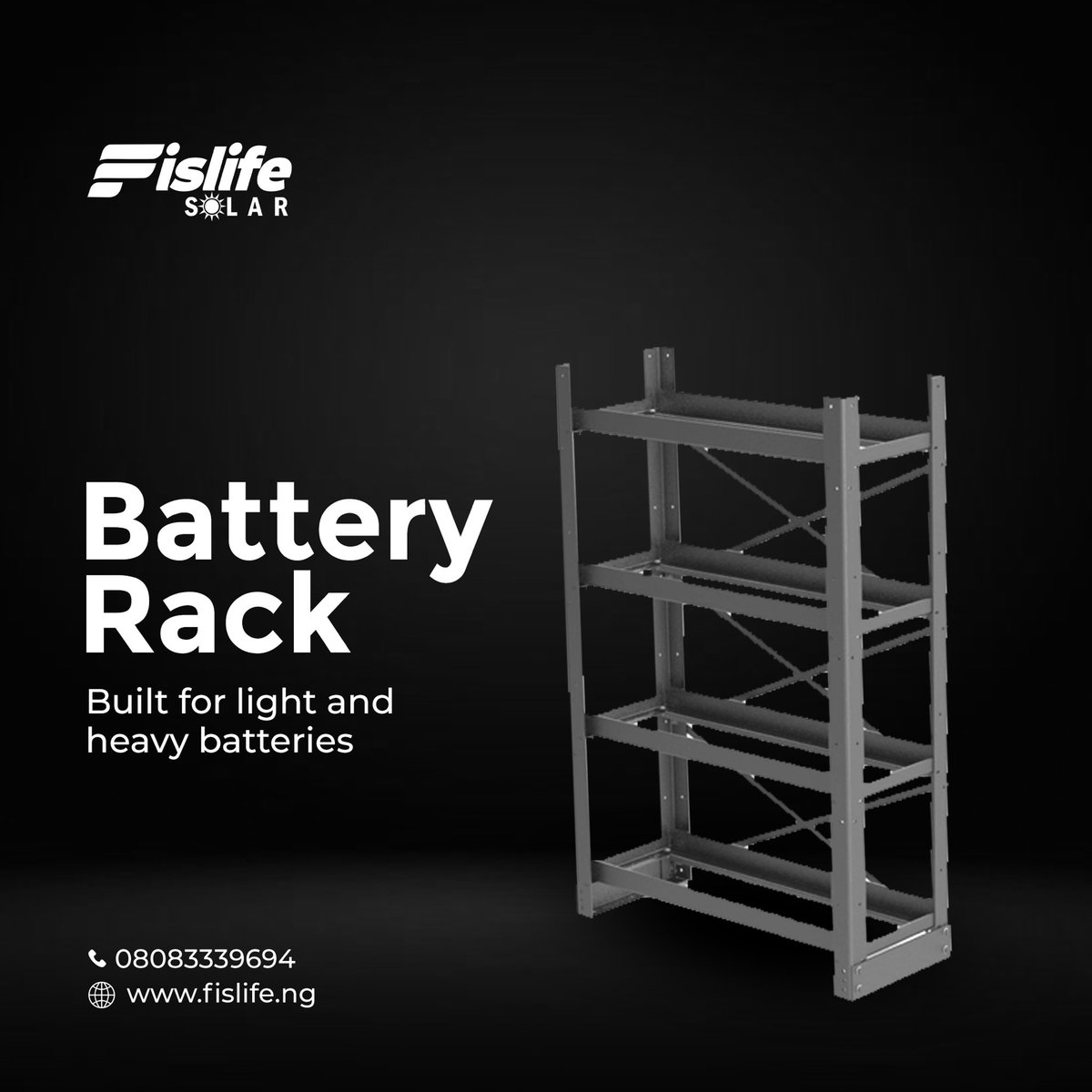 FislifeNg's tweet image. Our battery rack is designed to keep your batteries safe from damage, theft, or accidental discharge.

Shop on fislife.ng Call and WhatsApp on 08083339694
#fislife #batteryrack #customizablestorage #fypageシ #LaCasaDeLosFamososCol