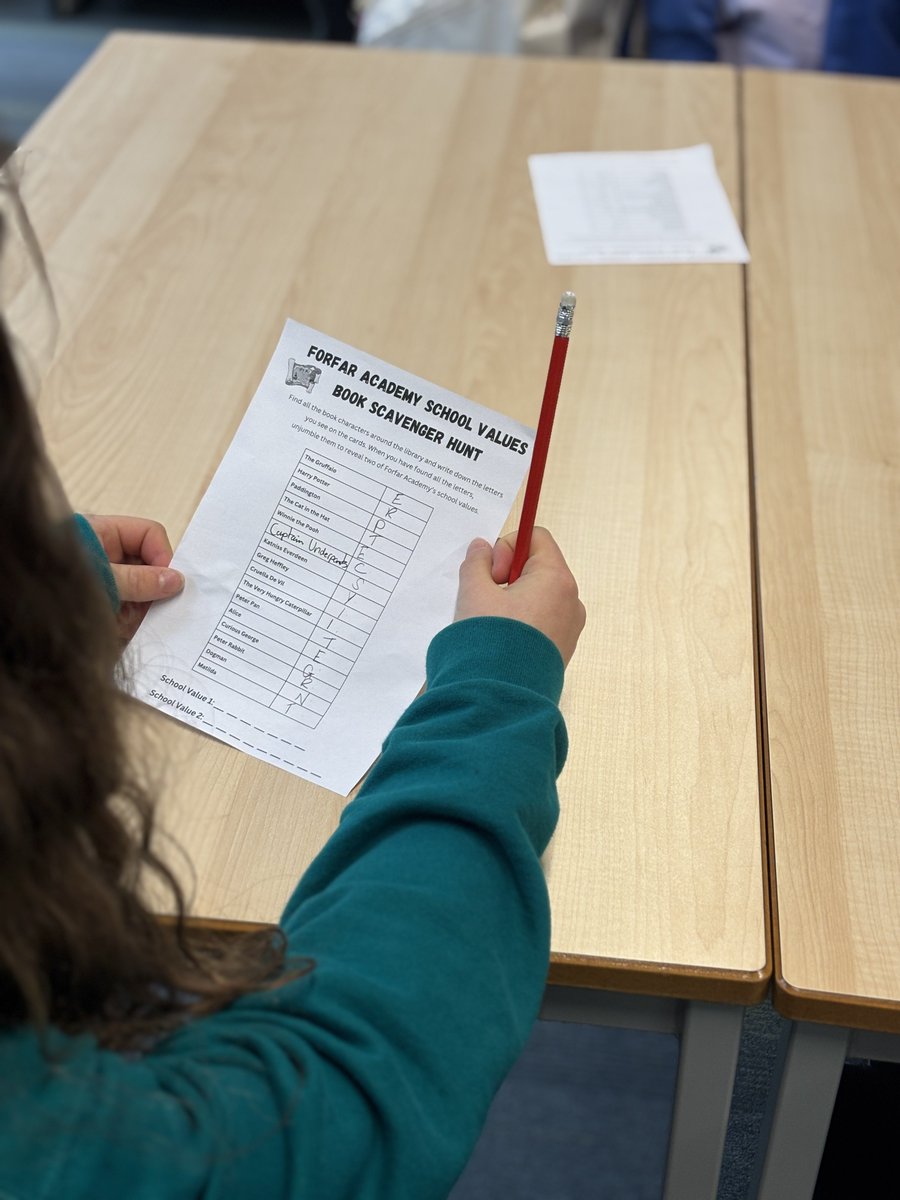 ForAcadLib's tweet image. Lovely to have our cluster P7s with us this week for their transition visits. Learning all about @ForAcad school values through a book character scavenger hunt 🕵🏻♀️🔎