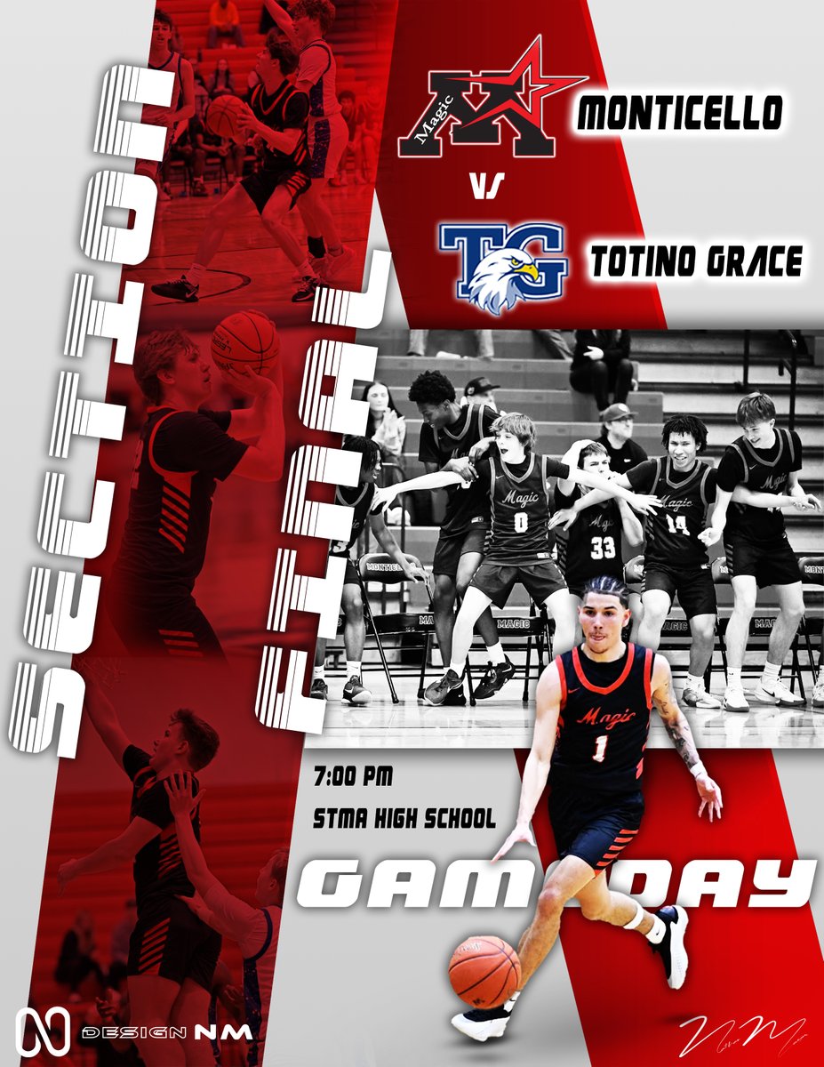 Monticello Magic (@monticellomagic) on Twitter photo A massive day of HOOPS in St. Paul and St. Michael-Albertville!
4:00 p.m. Girls Basketball State Consolation Semifinal at Concordia-St. Paul
7:00 p.m. Boys Basketball Section 5AAA FINAL @ STMA High School
Come out and support <a href="/MontiGirlsBBall/">MontiGirlsBB</a> and <a href="/MontiHoops/">Monti Boys Hoops</a> today!! A massive day of HOOPS in St. Paul and St. Michael-Albertville!
4:00 p.m. Girls Basketball State Consolation Semifinal at Concordia-St. Paul
7:00 p.m. Boys Basketball Section 5AAA FINAL @ STMA High School
Come out and support <a href="/MontiGirlsBBall/">MontiGirlsBB</a> and <a href="/MontiHoops/">Monti Boys Hoops</a> today!!