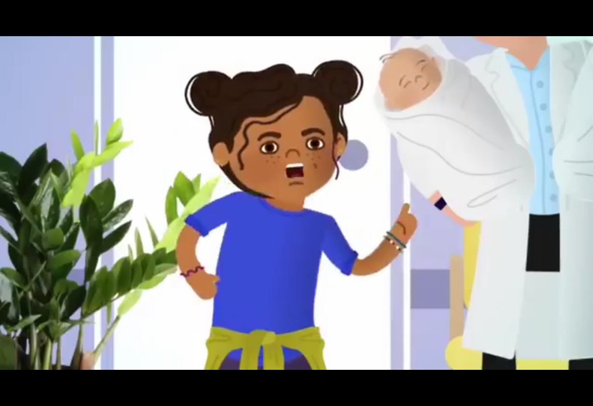 Best part of this by far is the moment where this officious little brat straight-up *yoinks* the baby away from the doctor and gives all the adults a stern lecture about how penises aren’t just for boys