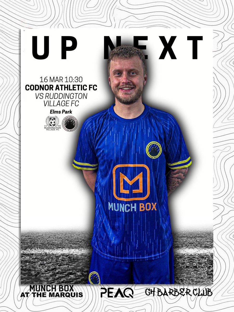 ⏯️ Up Next

Sunday we face Ruddington Village Fc 

Last game Ruddington equalised with the last kick of the game in a 2-2 draw

Lads will be looking to carry on the form of previous weeks as we look to finish the season as strong as possible