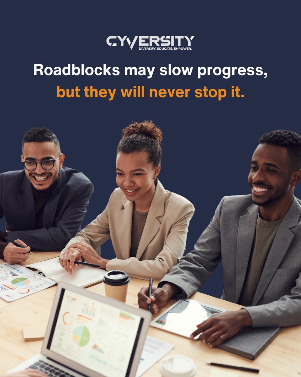 Roadblocks Won’t Stop Progress—Together, We Move Forward! 🚧

💡 Real change starts with action—your donation helps fund scholarships, mentorship, and training programs that open doors for the next generation.

🔗 Stand with us: Cyversity.org

#Cybersecurity #DEI