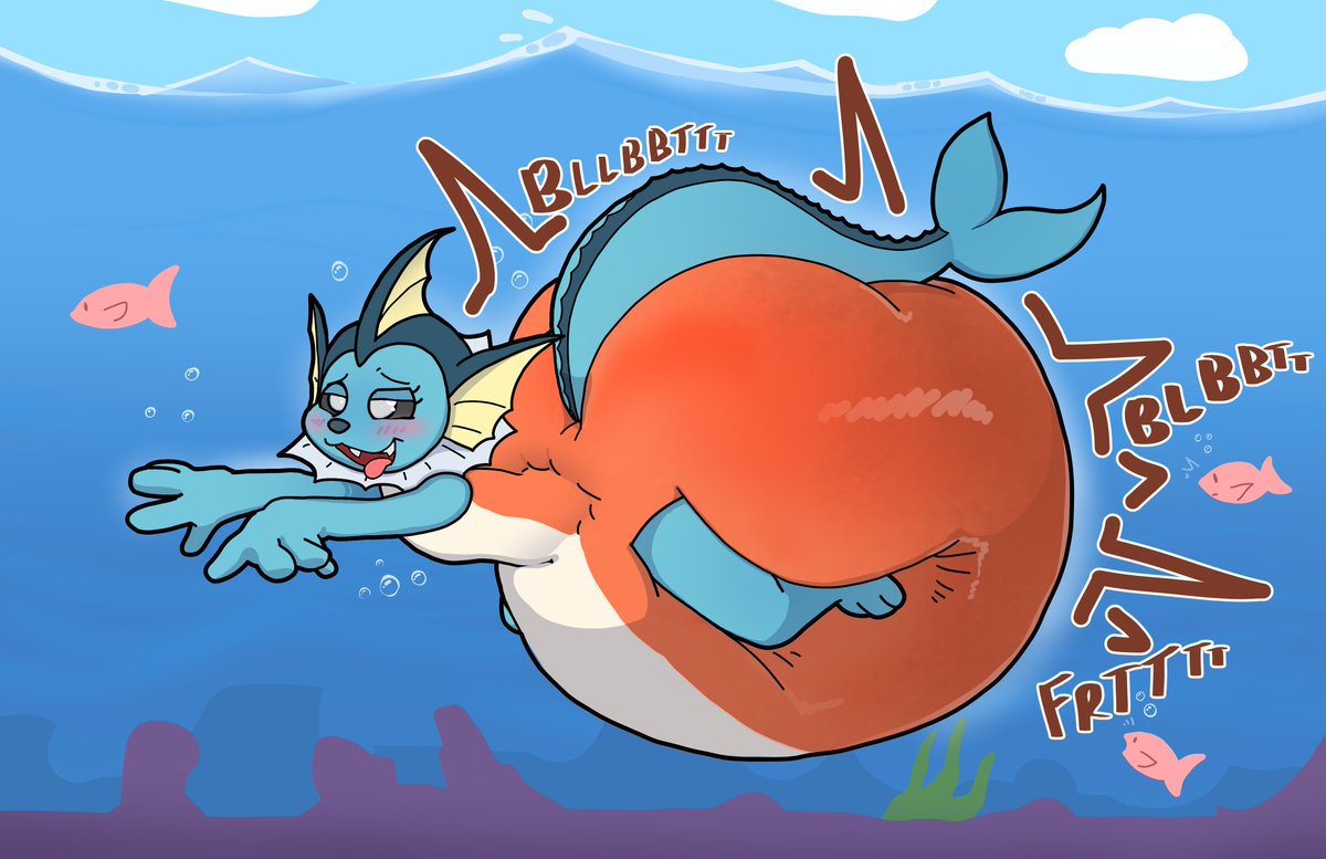 Swimmin' in the Ocean Blue
(Comm for anon)