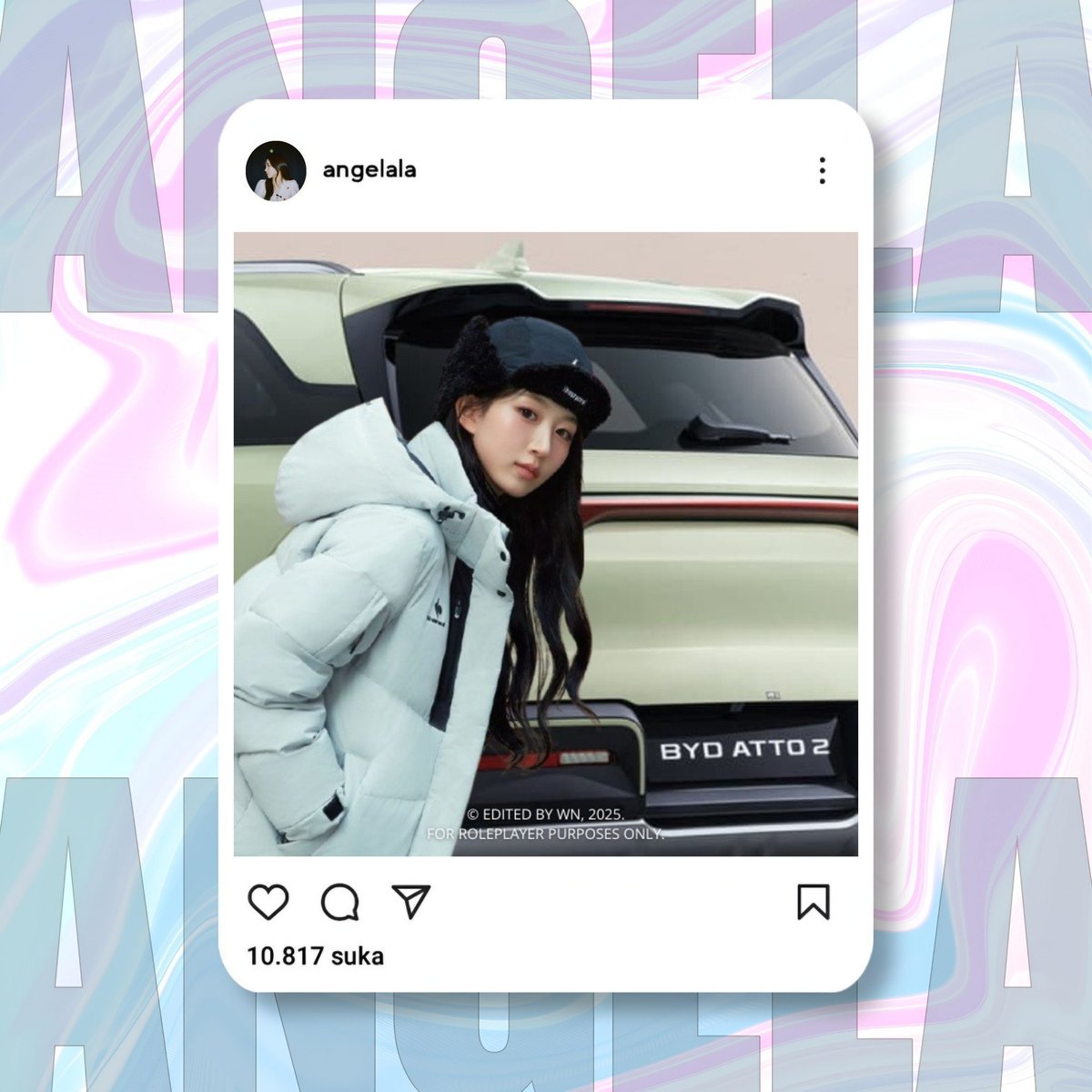 euphocrite's tweet image. ㅤ

📷 𝐈𝐍𝐒𝐓𝐀𝐆𝐑𝐀𝐌 𝐔𝐏𝐃𝐀𝐓𝐄𝐒
𝐚𝐧𝐠𝐞𝐥𝐚𝐥𝐚 uploaded a new post

𝗮𝗻𝗴𝗲𝗹𝗮𝗹𝗮 sebagai salah seorang model untuk katalog DRIFTSYNC 'The 3V : Volt, Velocity, Victory', aku jadi bisa rasain betapa luar biasanya peluang.. 𝗺𝗼𝗿𝗲... 

ㅤ