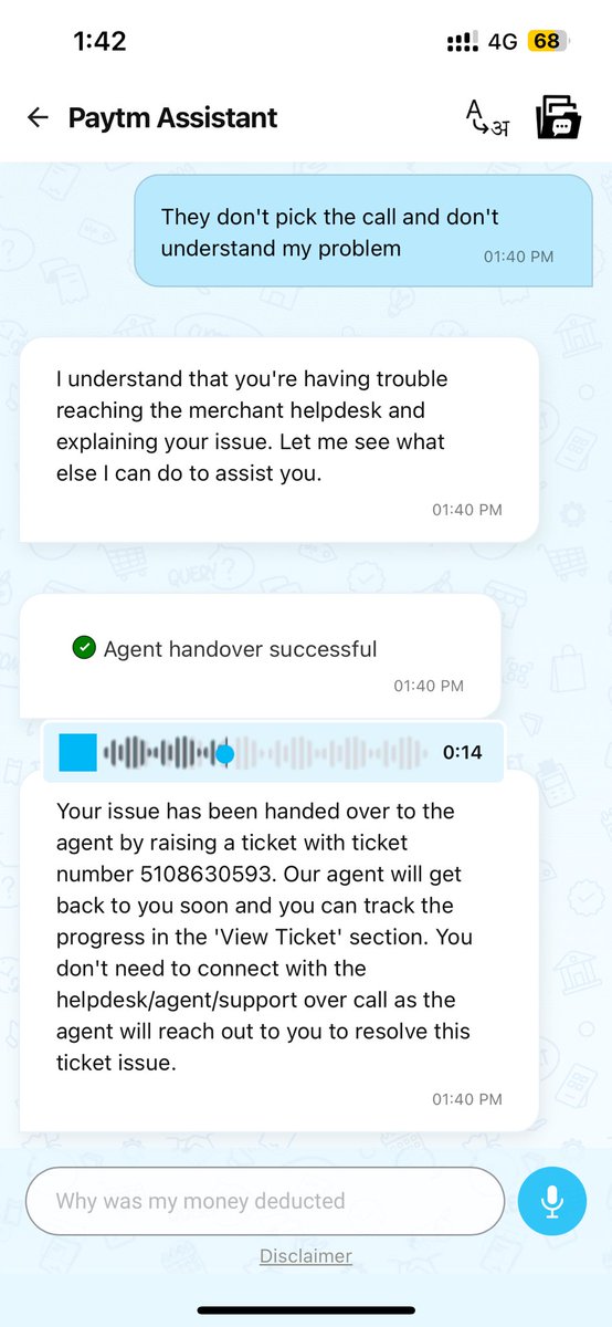 SusovanSaha03's tweet image. @Paytmcare I never applied for the Paytm Soundbox and do not require it for my business. Yet, I’m being charged for it. Kindly deactivate the device and waive the charges. Please assist in resolving this promptly. @PaytmBusiness @Paytm #PaytmSupport #CustomerService