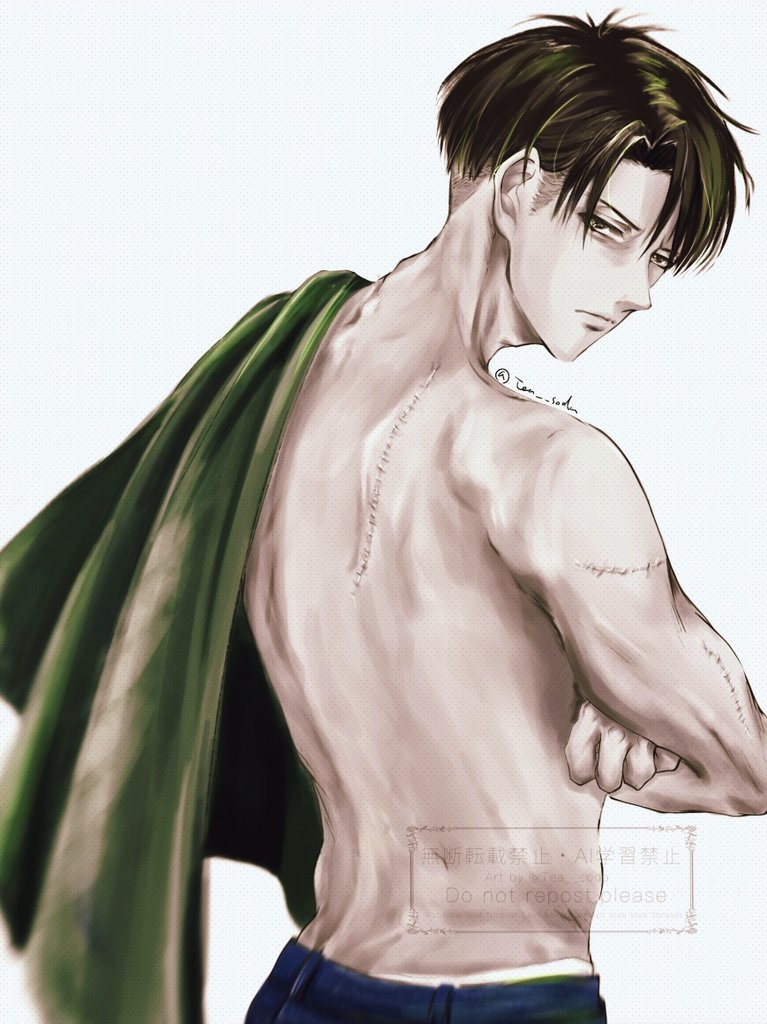 Levi兵長
昔描いた絵で厚塗り練習