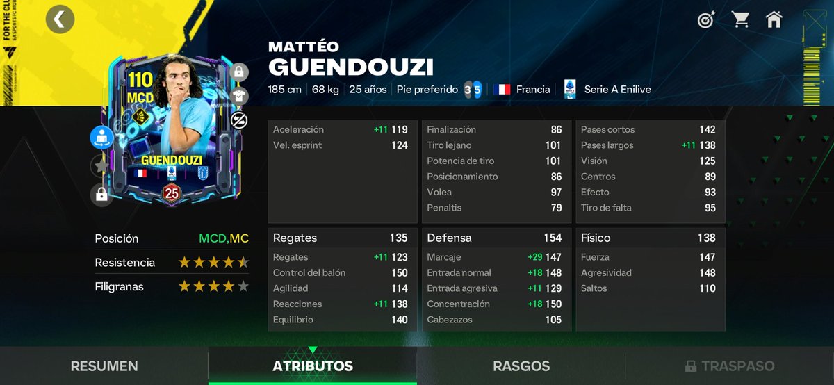 x9KLEB6x (@xxkleb96xx) on Twitter photo <a href="/HDWolvie/">WolvieHD</a> <a href="/tutiofifa/">Tío Fifah 🇨🇴 🇵🇸 حرة</a> <a href="/SatoCampos2/">Sato Campos</a> Lo obtuve hoy en el sobre de 3000 gemas y es un MCD top tier.
Le hace honor a su habilidad especial de evento "interceptor" Ordena, distribuye y corta muy bien y encima 4 estrellas para hacer mas facil la salida de balon 👍 <a href="/HDWolvie/">WolvieHD</a> <a href="/tutiofifa/">Tío Fifah 🇨🇴 🇵🇸 حرة</a> <a href="/SatoCampos2/">Sato Campos</a> Lo obtuve hoy en el sobre de 3000 gemas y es un MCD top tier.
Le hace honor a su habilidad especial de evento "interceptor" Ordena, distribuye y corta muy bien y encima 4 estrellas para hacer mas facil la salida de balon 👍