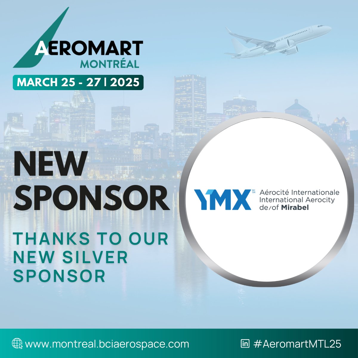 📢 Sponsorship Announcement!

Many thanks to ADM Aéroports de Montréal for joining us as our new Silver Sponsor for #AeromartMTL25!

Learn more: admtl.com/en-CA/corporat…