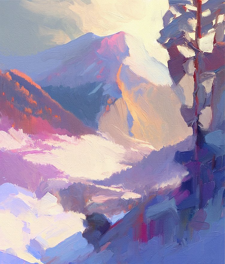 Richard's use of colors is absolutely stunning! Notice how those warm highlights hitting the mountain peaks create an atmosphere of a perfect early morning 🌄

More work from RichardR:
escapemotions.com/community/user…