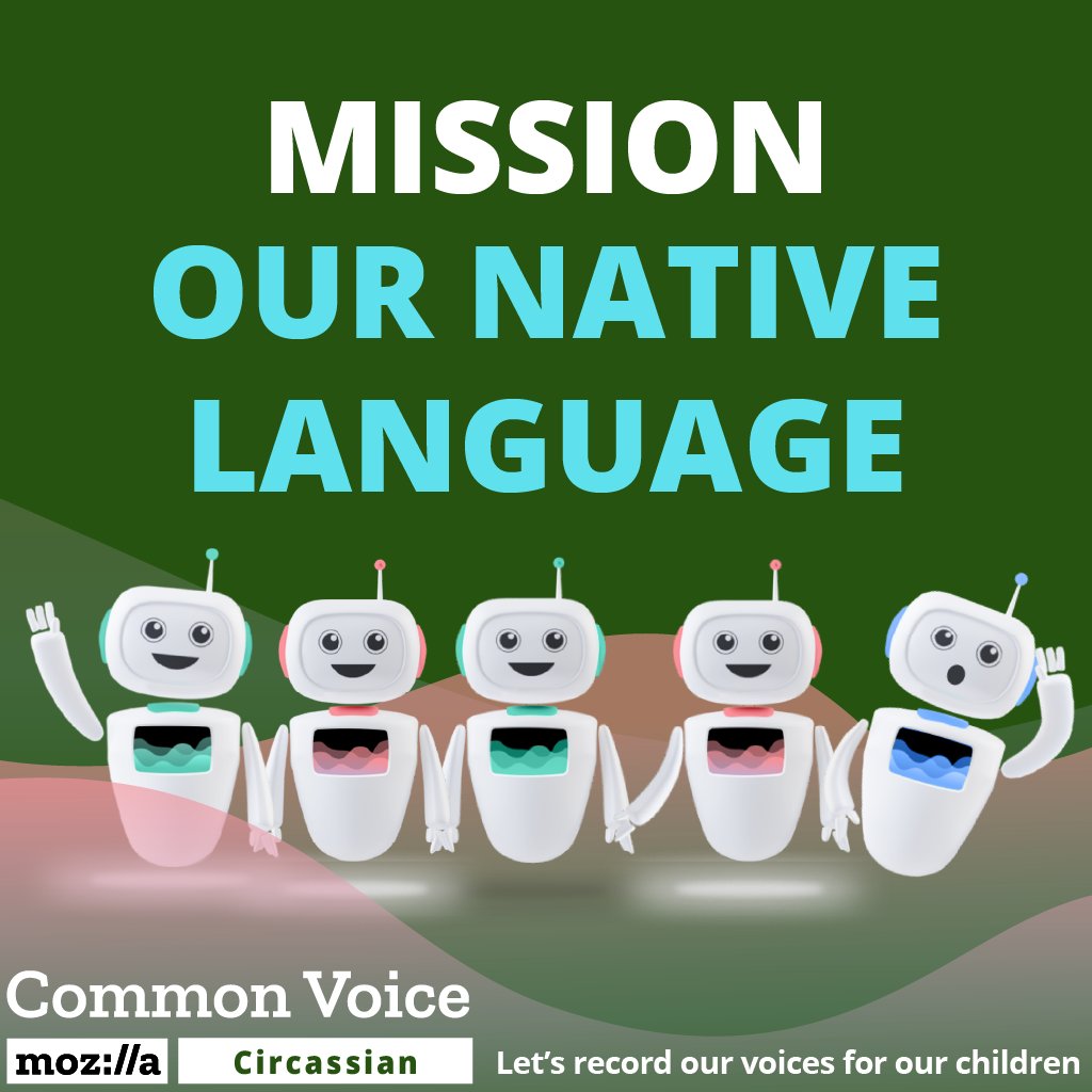CV_Circassian's tweet photo. Mission: OUR NATIVE LANGUAGE

Circassian is our mother language, our mother language is our culture. We commit ourselves to preserve it by recording it. Without you, we are one less! https://t.co/QEfKDkuT02