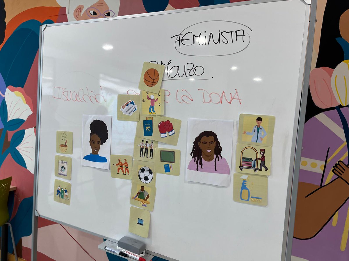 Aquesta setmana amb els joves del T'acompanyo, projecte subvencionat per <a href="/fundlaCaixa/">Fundación ”la Caixa”</a> i <a href="/fundlaCaixaCAT/">Fundació ”la Caixa”</a> hem treballat el dia de la dona a través de diferents dinàmiques.