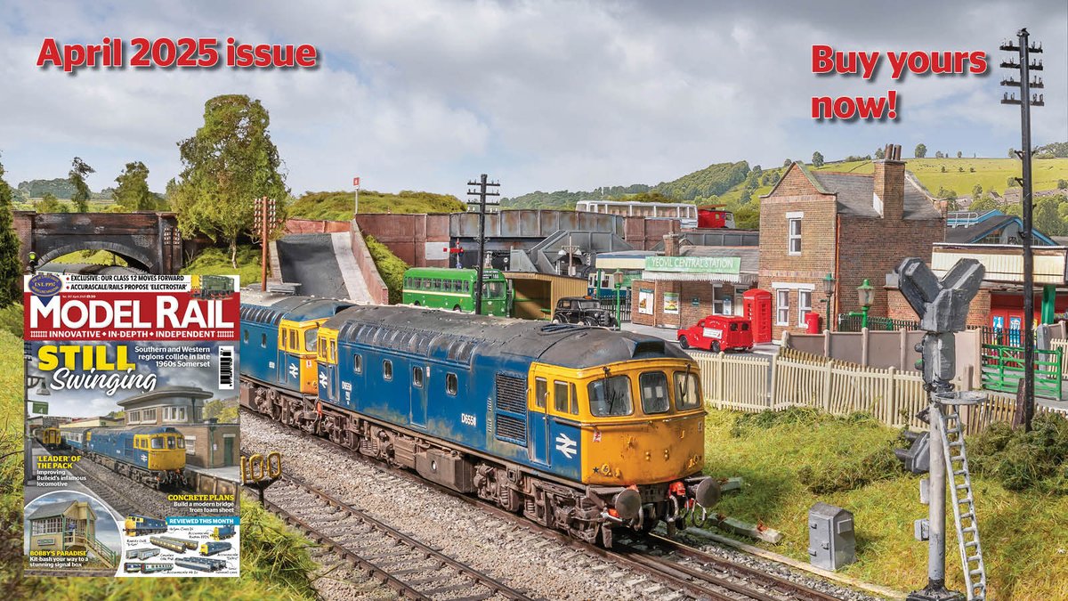 Model Rail issue 337 is on sale now! 

In the April 2025 issue of Model Rail, we present the results of our prestigious Model of the Year competition. 

Buy your copy today! bit.ly/3EXA8lp