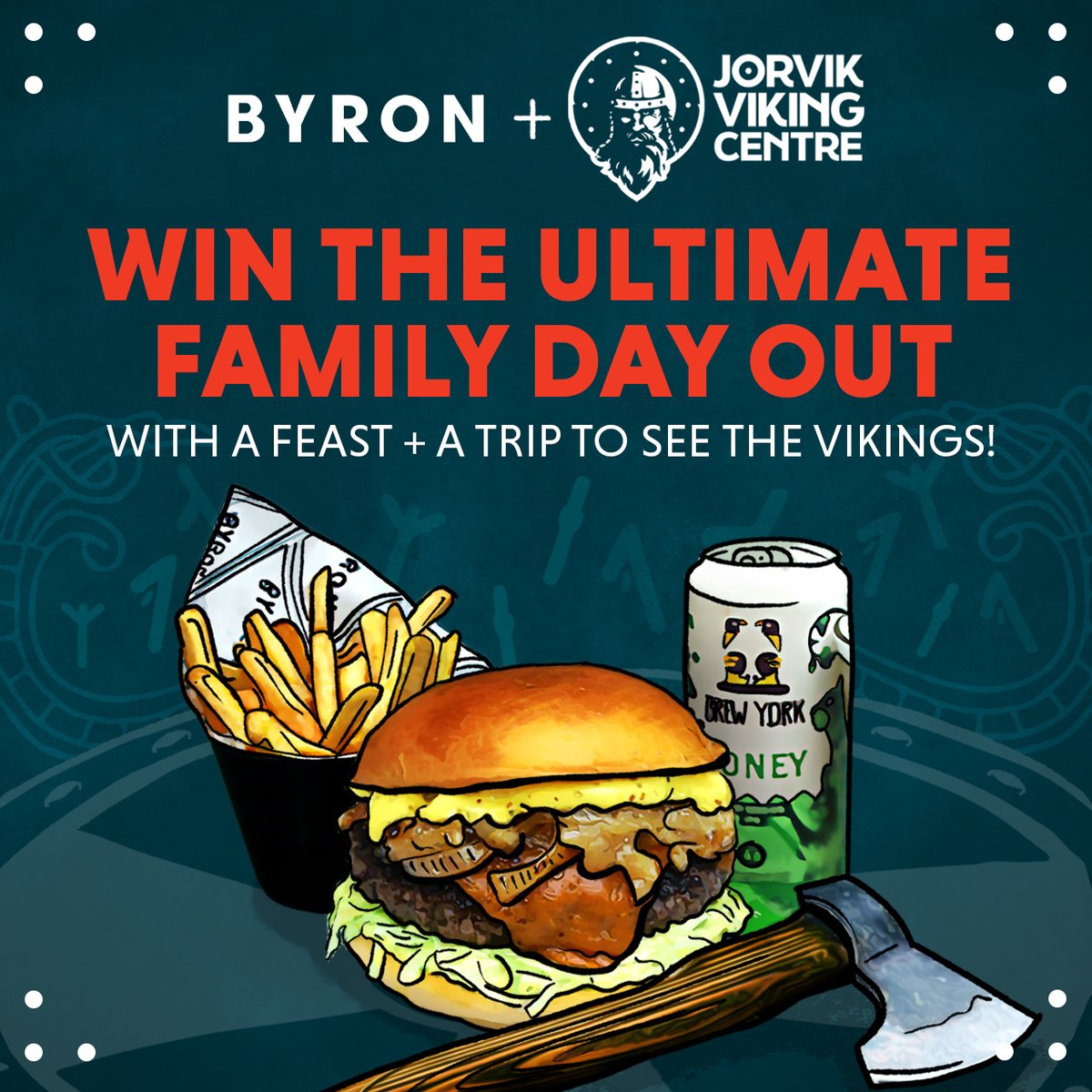JORVIK Viking Centre (@jorvikviking) on Twitter photo WIN the Ultimate Viking Feast! π‘οΈ
A Family Pass to JORVIK Viking Centre! π₯
AND a Feast at Byron Burgers! π
Hereβs how to enter:
βοΈ Follow <a href="/JorvikViking/">JORVIK Viking Centre</a> & <a href="/ByronBurgersUK/">Byron</a>
β€οΈ Like this post
π Share this post to spread the word!
Closes 23rd March! T&Cs apply.
#Win #Giveaway WIN the Ultimate Viking Feast! π‘οΈ
A Family Pass to JORVIK Viking Centre! π₯
AND a Feast at Byron Burgers! π
Hereβs how to enter:
βοΈ Follow <a href="/JorvikViking/">JORVIK Viking Centre</a> & <a href="/ByronBurgersUK/">Byron</a>
β€οΈ Like this post
π Share this post to spread the word!
Closes 23rd March! T&Cs apply.
#Win #Giveaway