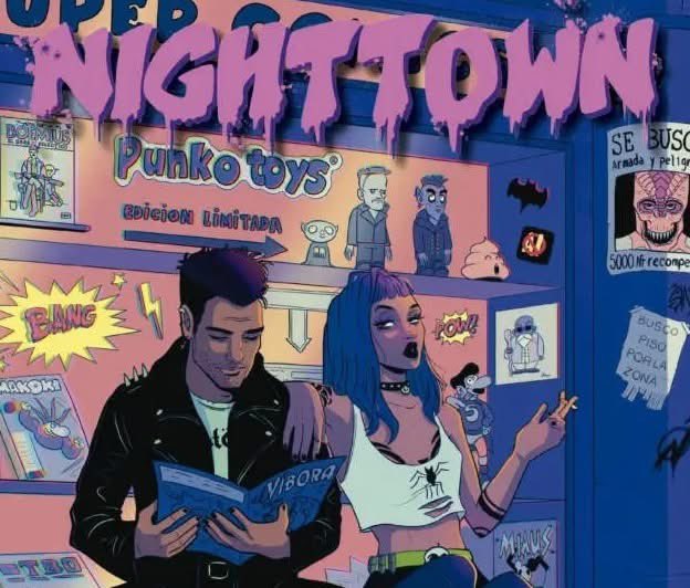 Antonio Sachs y Melania Badosa nos llevan a "Nighttown": la ciudad donde ir disfrazado es la rutina habitual. Edita <a href="/TenguEdiciones/">Tengu Ediciones</a>  #comicsmadeinspain #HemerotecaCuantica cuanticagrafica.com/2025/02/25/nig…