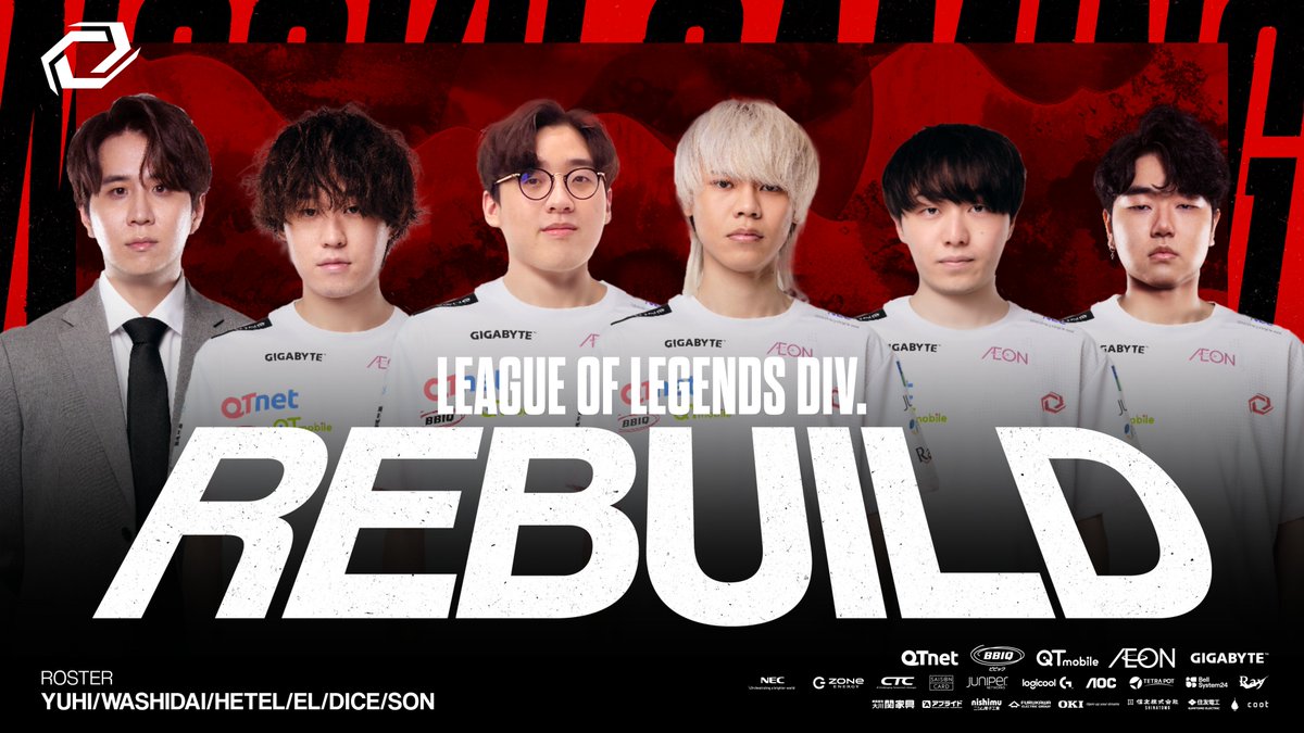 QT DIG∞ (@qt_dig) on Twitter photo ◤ ̄ ̄ ̄ ̄ ̄ ̄ ̄ ̄ ̄ ̄ ̄ ̄ ̄ ̄
Sengoku Gaming
#LJL2025 NEW ROSTER
______________◢
⚔ Player
Top - Washidai (<a href="/Washidai_/">QTD Washidai /わしだい</a>)
Jug - EL (<a href="/lolplayerEL/">EL</a>)
Mid - DICE (@dohyun04201819)
Adc - Yuhi (<a href="/yuhilolz/">QTD Yuhi ∞</a>)
Sup - hetel (<a href="/heteel/">QTD hetel ∞</a>)
✍️ Coach
Head Coach - Son ◤ ̄ ̄ ̄ ̄ ̄ ̄ ̄ ̄ ̄ ̄ ̄ ̄ ̄ ̄
Sengoku Gaming
#LJL2025 NEW ROSTER
______________◢
⚔ Player
Top - Washidai (<a href="/Washidai_/">QTD Washidai /わしだい</a>)
Jug - EL (<a href="/lolplayerEL/">EL</a>)
Mid - DICE (@dohyun04201819)
Adc - Yuhi (<a href="/yuhilolz/">QTD Yuhi ∞</a>)
Sup - hetel (<a href="/heteel/">QTD hetel ∞</a>)
✍️ Coach
Head Coach - Son