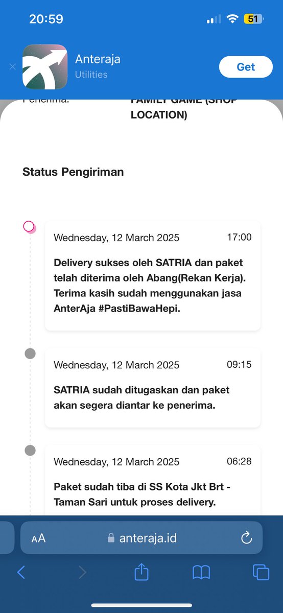 vinasal1m's tweet photo. @TokopediaCare @tokopedia 

ni tokopedia care gimana sii pusing. pertanyaan dijwb lama bgt. coba di twitter deh siapa tau cpt responny. 

sy ada retur barang, di resi yg sy punya status paket sdh diterima seller, tp di sistem statusnya gak jalan. cuma “on going” dri sy input resi https://t.co/3wgTxoxnV7