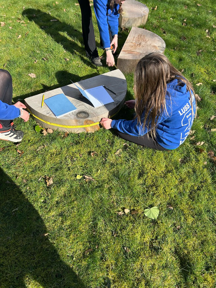 lussprimary's tweet image. Finally we can get outside to do our Maths work . Great work today using our new measuring tapes .