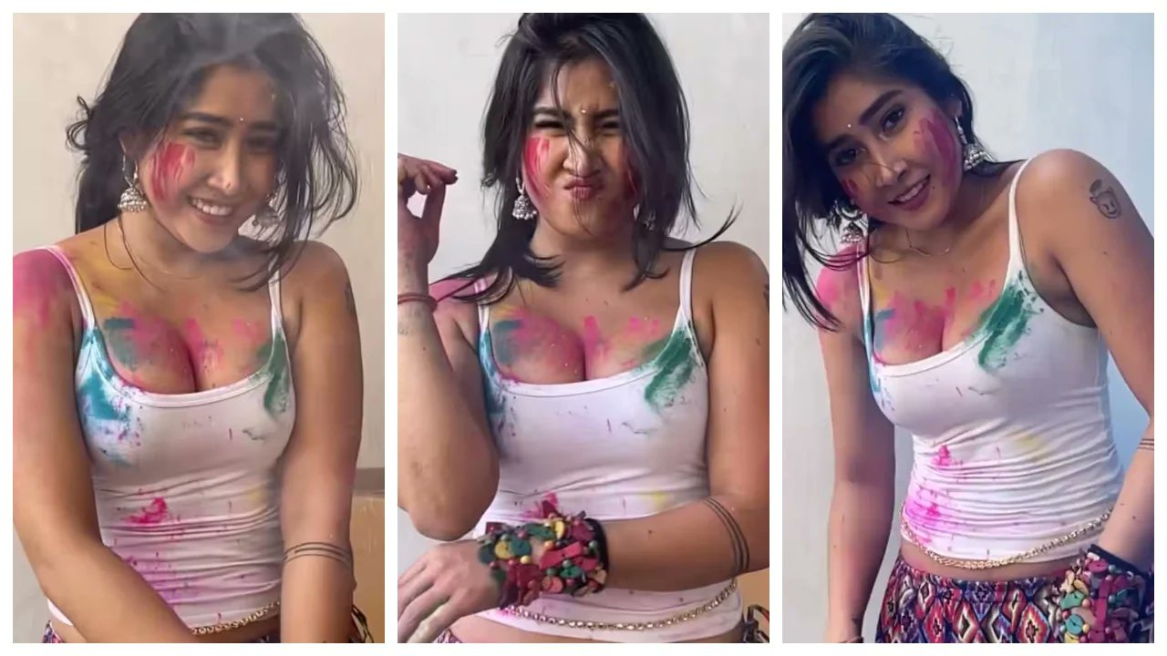 Hot sex picture of a Happy Holi celebration