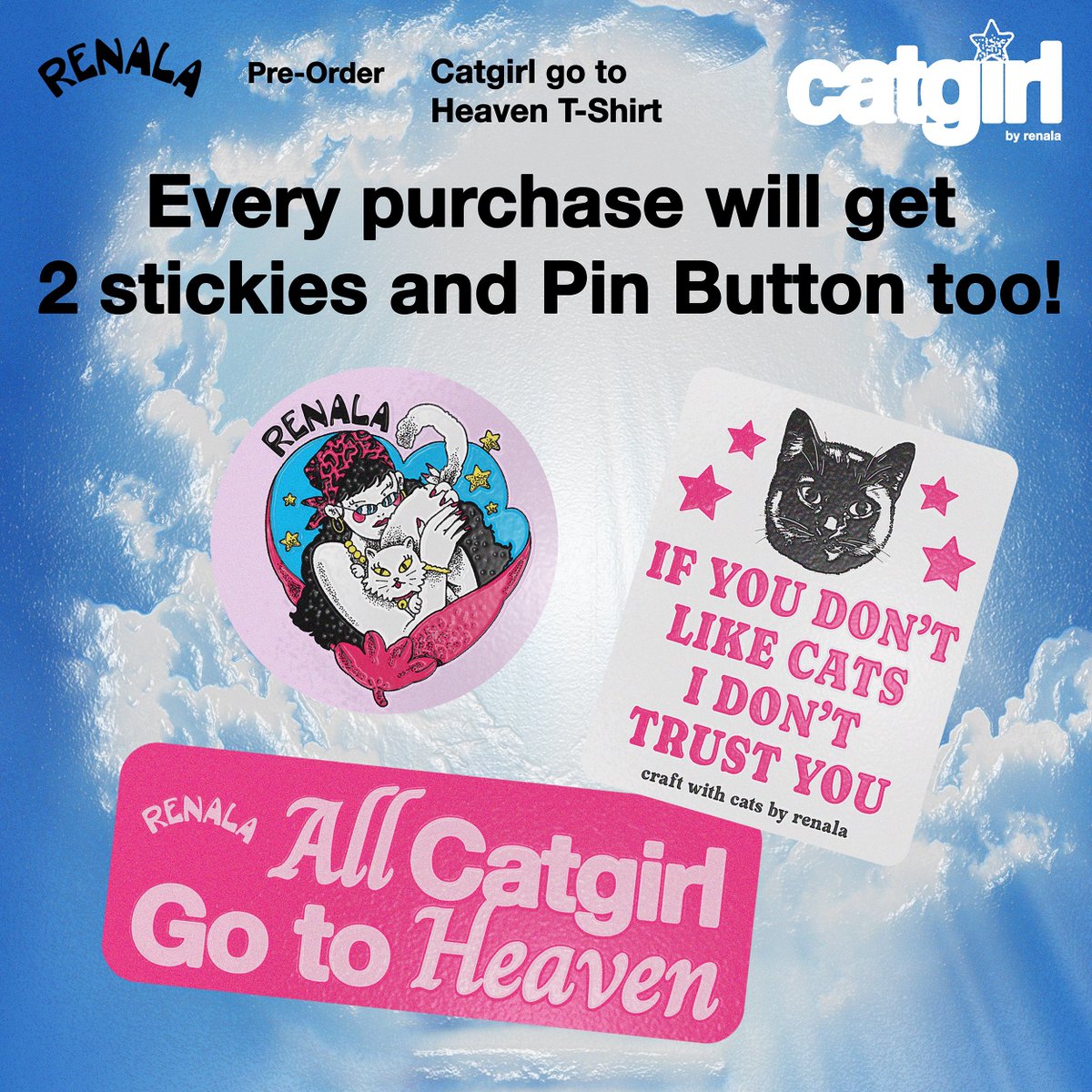 Yok yg suka kucing dan (pura-pura) suka kucing sila diorder om, masa pre-order sampe tgl 18 besok. Bisa dipastikan lebaran akan terasa menggemaskan jika membeli kaos tema kucing ini 👌