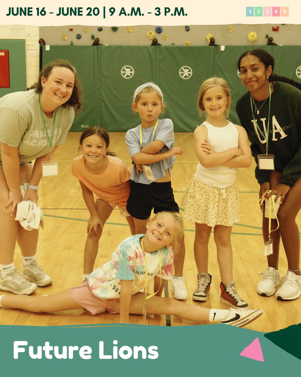 Calling all Future Lions! Get a taste of Ursuline life through themed activities, experiments, crafts, sports, and a talent show! Build lasting friendships and create unforgettable memories during this action-packed week. Register your 1st-5th grade daughters now!