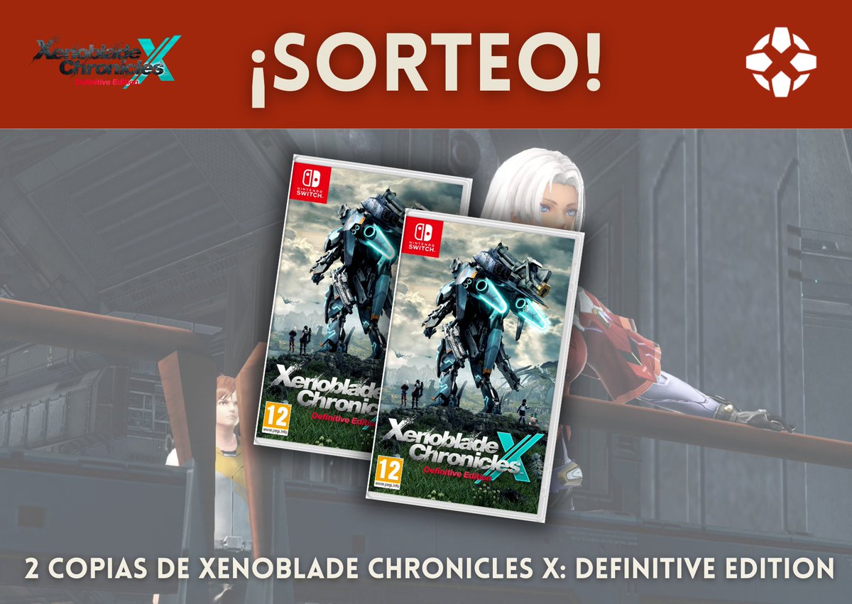 IGN España (@ign_es) on Twitter photo 💥SORTEAZO💥
¿Quieres jugar a Xenoblade Chronicles X: Definitive Edition? ¡Pues puedes llevarte una de estas 2 copias!
🔸RT
🔸Sigue a <a href="/IGN_es/">IGN España</a>
🔸Responde con #XenobladeXDefinitivo y cuéntanos qué es lo que más esperas de él y por qué 🤓
📍 Solo para España
⌛ Hasta las 23:59 💥SORTEAZO💥
¿Quieres jugar a Xenoblade Chronicles X: Definitive Edition? ¡Pues puedes llevarte una de estas 2 copias!
🔸RT
🔸Sigue a <a href="/IGN_es/">IGN España</a>
🔸Responde con #XenobladeXDefinitivo y cuéntanos qué es lo que más esperas de él y por qué 🤓
📍 Solo para España
⌛ Hasta las 23:59