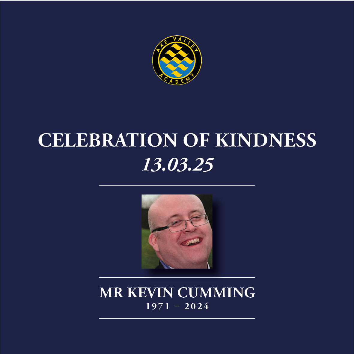 TODAY IS OUR CELEBRATION OF KINDNESS in memory of our dear friend and colleague Mr Cumming. He was Head of Anning House which is branded blue. Staff and students are 'wearing something blue' for <a href="/CarersTrust/">Carers Trust</a>. #weareava #kindnessmatters #everythingforeveryone