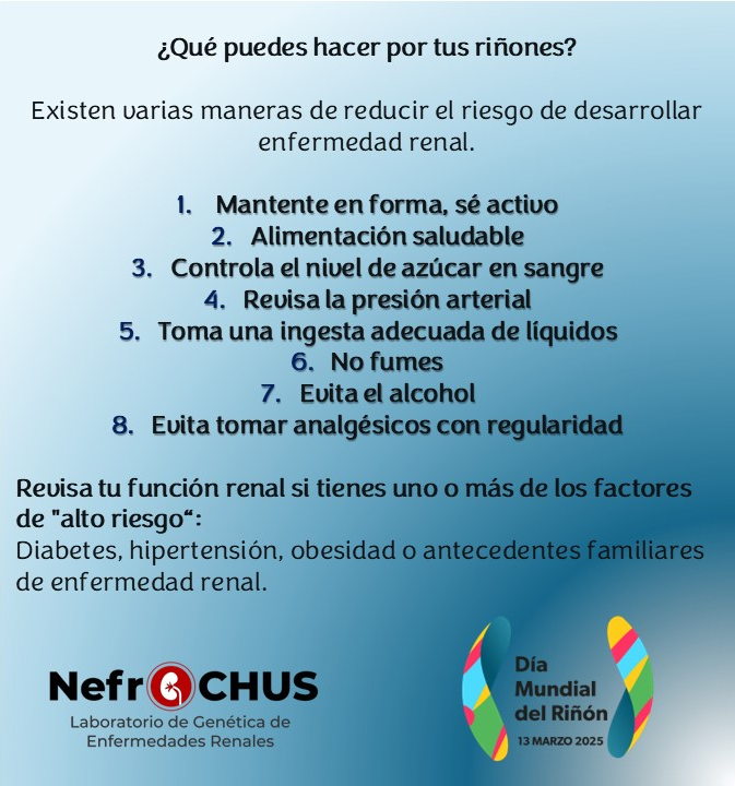 Nos sumamos al #DíaMundialdelRiñón 
¿Funcionan bien tus riñones?
#KidneyHealthforAll #ShowYourKidneys