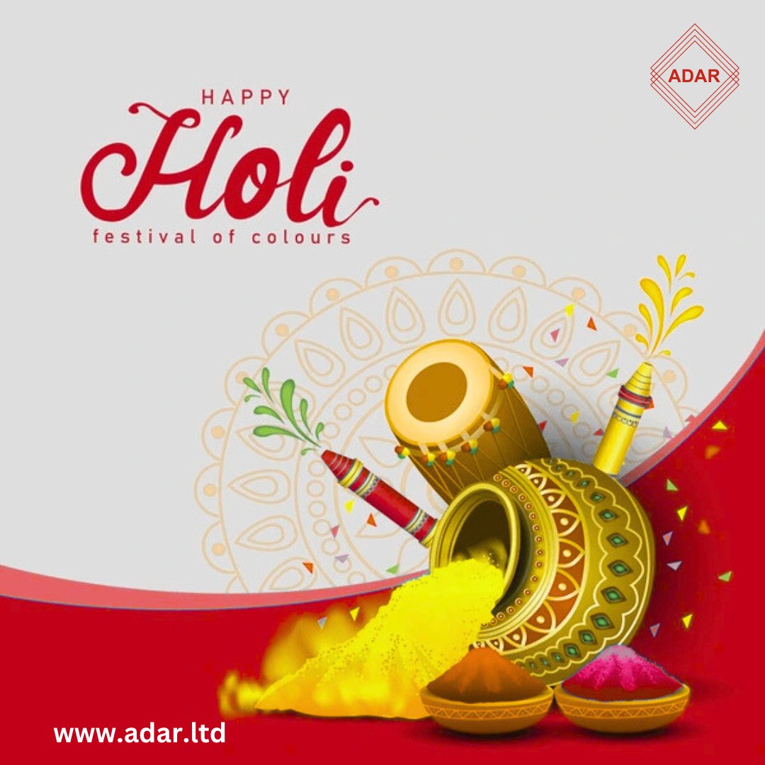 ADAR_Services's tweet photo. “May your life be as colorful and joyful as this festival!"
.
.
#happyholi #Holi #colours #colourfull https://t.co/6AN7HXMv4O