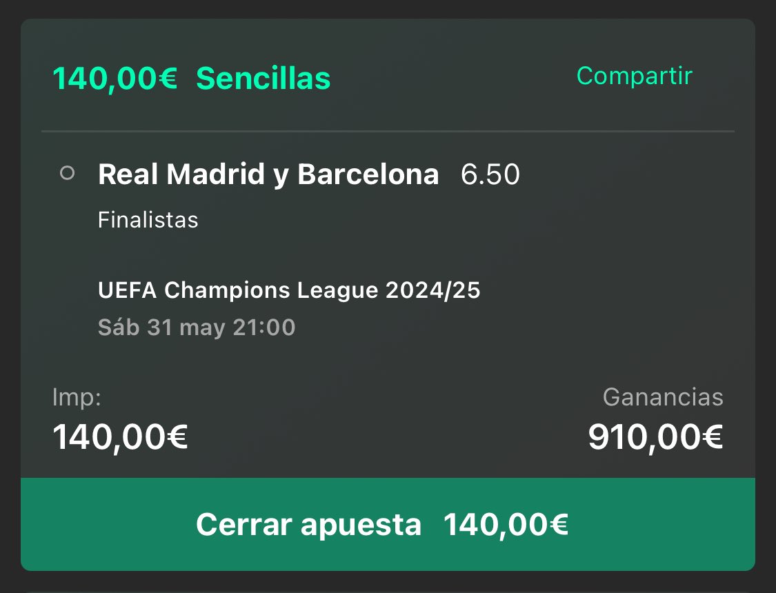 Creo que este es el año.