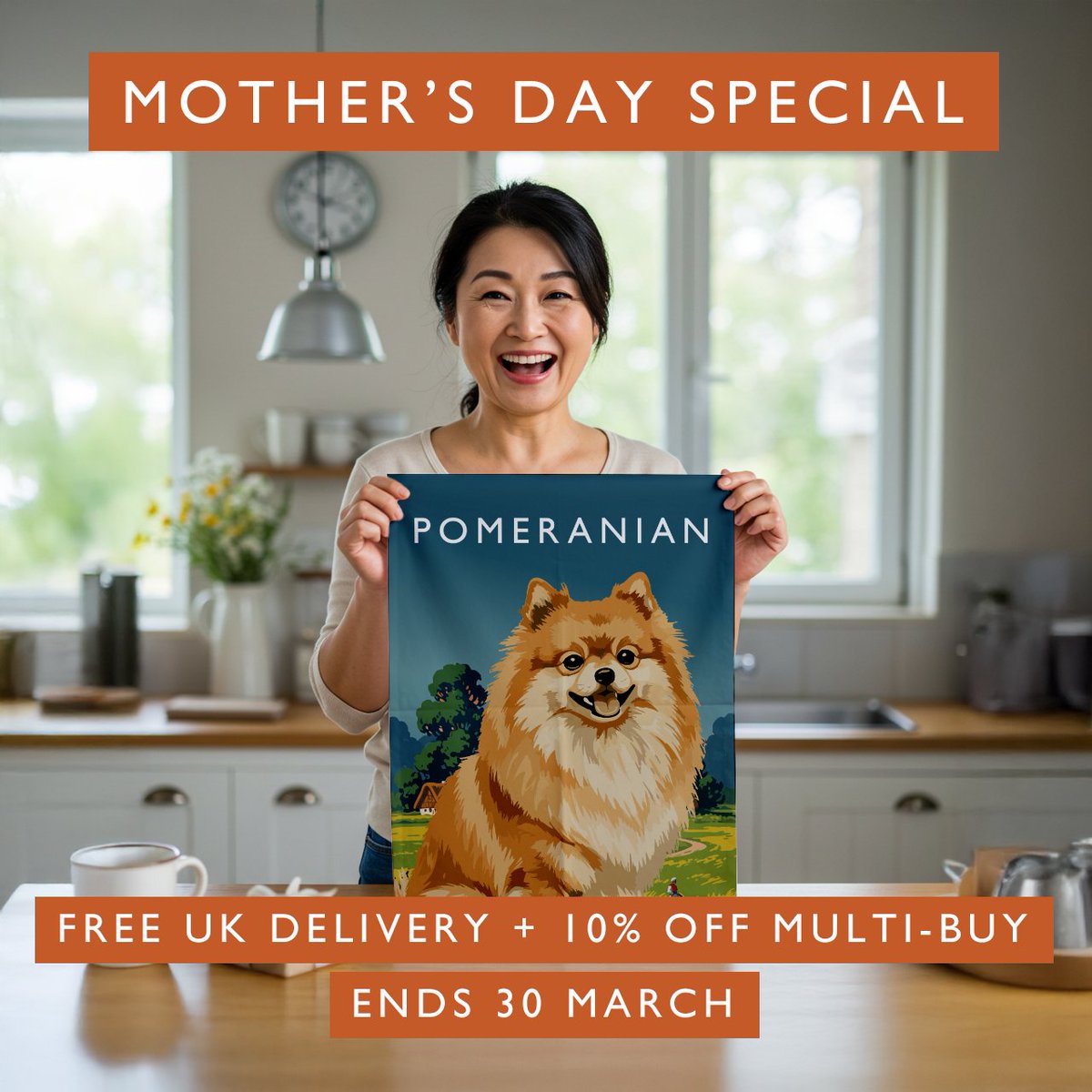 🐶 Looking for the perfect Mother’s Day gift? 🐶
38 beautiful dog breed tea towels – the perfect gift for dog mums!
🎁 FREE UK Delivery
🎁 +10% OFF when you buy 2 or more
📆 Order by 25 March!

🛒 Shop now: pawandmore.co.uk/collections/to…

#MothersDayGift #DogMum #DogLoverGifts