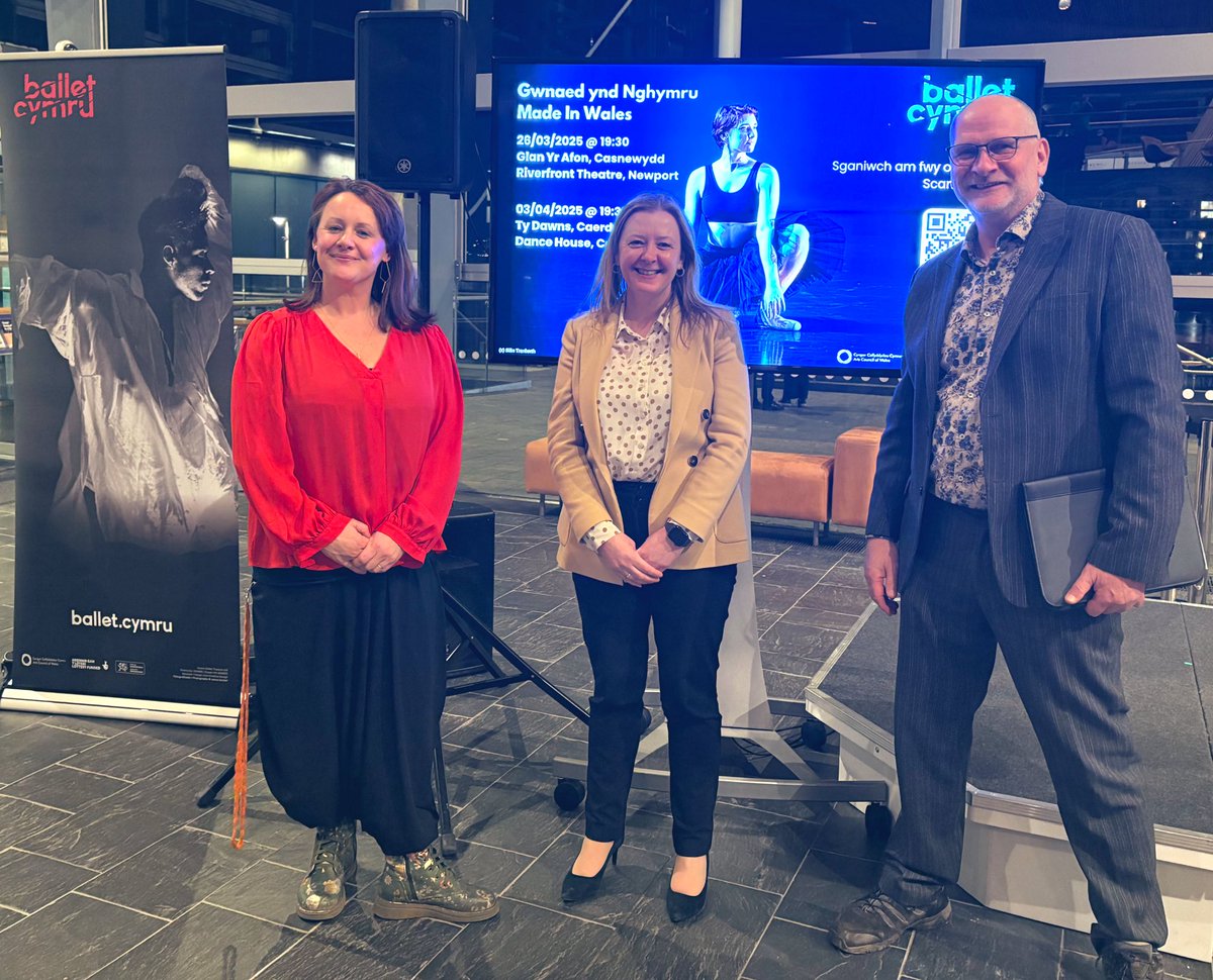 Jayne Bryant Newport West (@jbryantwales) on Twitter photo Rogerstone based <a href="/balletcymru/">Ballet Cymru</a> are one of the jewels in Wales’ crown.
It was a pleasure to host them at the Senedd this week. From Duets schoolchildren to professional dancers their reputation precedes them. Darius, Amy and the <a href="/balletcymru/">Ballet Cymru</a> do an incredible job. Diolch pawb! Rogerstone based <a href="/balletcymru/">Ballet Cymru</a> are one of the jewels in Wales’ crown.
It was a pleasure to host them at the Senedd this week. From Duets schoolchildren to professional dancers their reputation precedes them. Darius, Amy and the <a href="/balletcymru/">Ballet Cymru</a> do an incredible job. Diolch pawb!