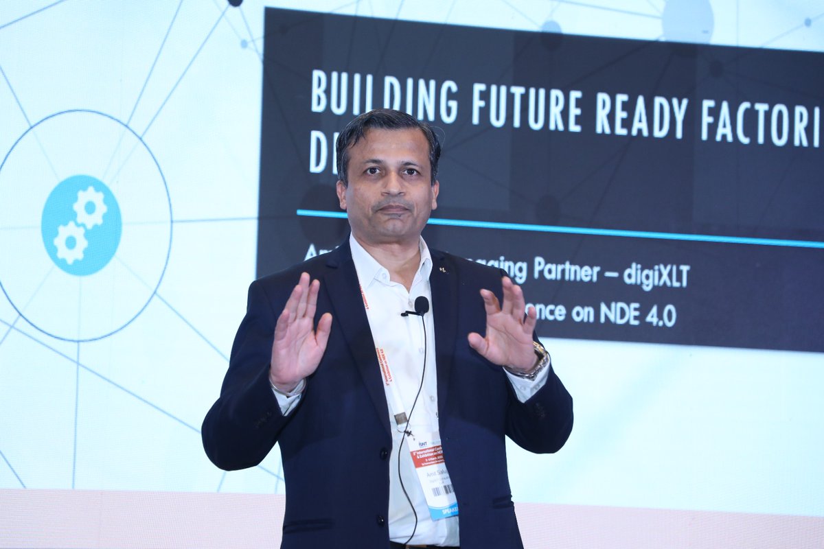 digiXLT's tweet photo. Mr. Amit Saluja, Managing Partner @digiXLT led a session on Building Future-Ready Factories with Digital at 𝟑𝐫𝐝 𝐈𝐧𝐭𝐞𝐫𝐧𝐚𝐭𝐢𝐨𝐧𝐚𝐥 𝐂𝐨𝐧𝐟𝐞𝐫𝐞𝐧𝐜𝐞 & 𝐄𝐱𝐡𝐢𝐛𝐢𝐭𝐢𝐨𝐧 𝐨𝐧 𝐍𝐃𝐄 𝟒.𝟎 in Bangalore.
#LetsTransformDigitally #Manufacturing #digitalization https://t.co/h589rWKlEG