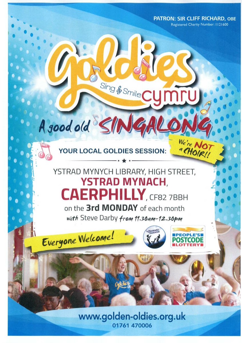 Ystrad Mynach Lib (@ystradmynachlib) on Twitter photo Dydd Llun / Monday. Dydd Llun / Monday.