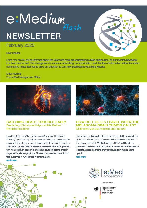 e:Med Systems Medicine (@medicine_e) on Twitter photo News from the e:Med Research Community - e:Medium Newsletter Flash February is available here: sys-med.de/en/current/eme…
#systemsmedicine #newsletter
<a href="/MA_Karreman/">Matthia Karreman</a> <a href="/DietrichLab/">DietrichLab</a> News from the e:Med Research Community - e:Medium Newsletter Flash February is available here: sys-med.de/en/current/eme…
#systemsmedicine #newsletter
<a href="/MA_Karreman/">Matthia Karreman</a> <a href="/DietrichLab/">DietrichLab</a>