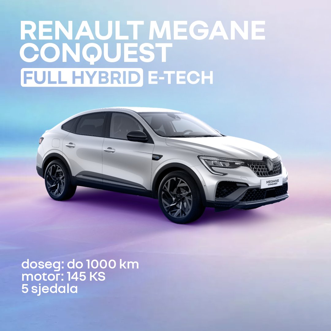 RenaultHR's tweet photo. Rezultat: do 1100 km dosega bez potrebe za punjenjem i do 80% vožnje u gradu na električni pogon.

saznaj više o Renault full hybrid E-Tech: https://t.co/zpWil43qNv https://t.co/yT3HCDl6Mn