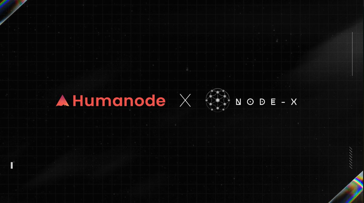 nodex_xyz's tweet image. 我们很高兴宣布与 @humanode_io 达成合作！

作为领先的 NaaS 平台，Node-X 将携手 @humanode_io  去中心化生物特征验证 的 Layer 1 区块链，共同构建一个更加安全、防止女巫攻击（Sybil-resistant）且去中心化的未来。

我们正携手推动区块链安全性和去中心化迈向新高度！敬请关注更多更新。

#NodeX…