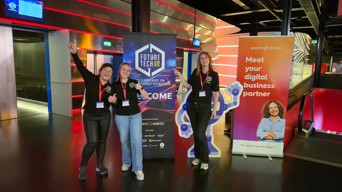SDN (@sdn_community) on Twitter photo <a href="/FutureTechNL/">FutureTechNL</a> is LIVE!
We’re super excited! Future Tech is finally here! Our team is ready, full of energy, and looking forward to an amazing event. You’ll see us walking around, so don’t be shy, come say hi! Let’s make this event awesome together!
#Futuretech2025 <a href="/FutureTechNL/">FutureTechNL</a> is LIVE!
We’re super excited! Future Tech is finally here! Our team is ready, full of energy, and looking forward to an amazing event. You’ll see us walking around, so don’t be shy, come say hi! Let’s make this event awesome together!
#Futuretech2025