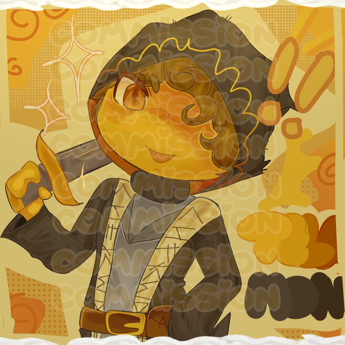 berrypastery's tweet image. a commisiion ^_^ telamon from forsaken they say #Forsaken #forsakenroblox