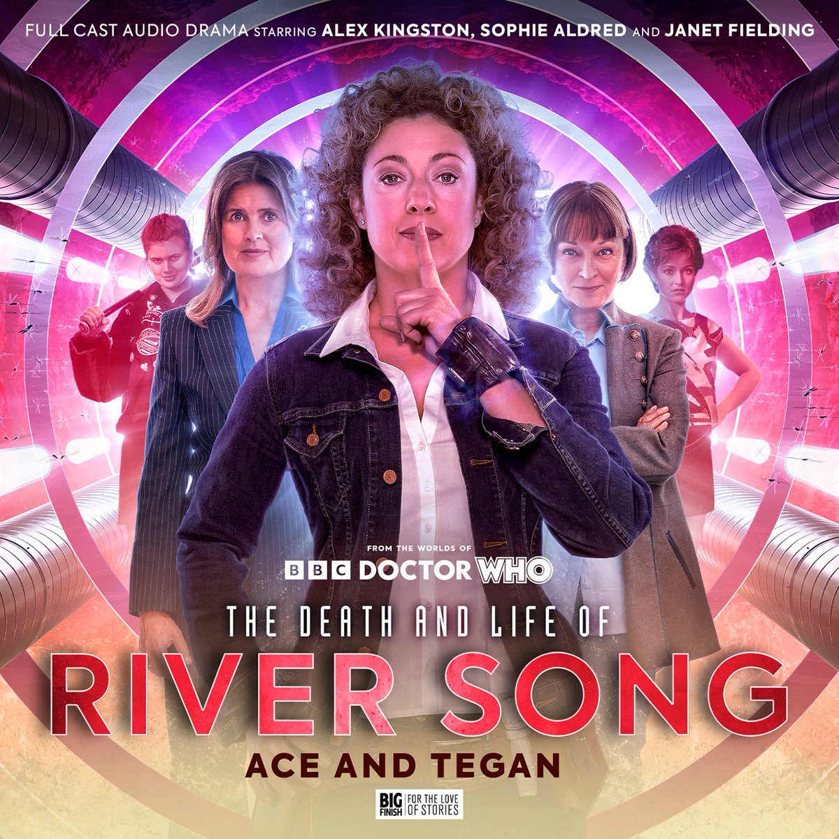 🚨 OUT NOW! 🚨 Alex Kingston, Sophie Aldred and Janet Fielding star in The Death and Life of River Song: Ace and Tegan, a brand-new box set of full cast audio drama, available here: bgfn.sh/AceAndTegan