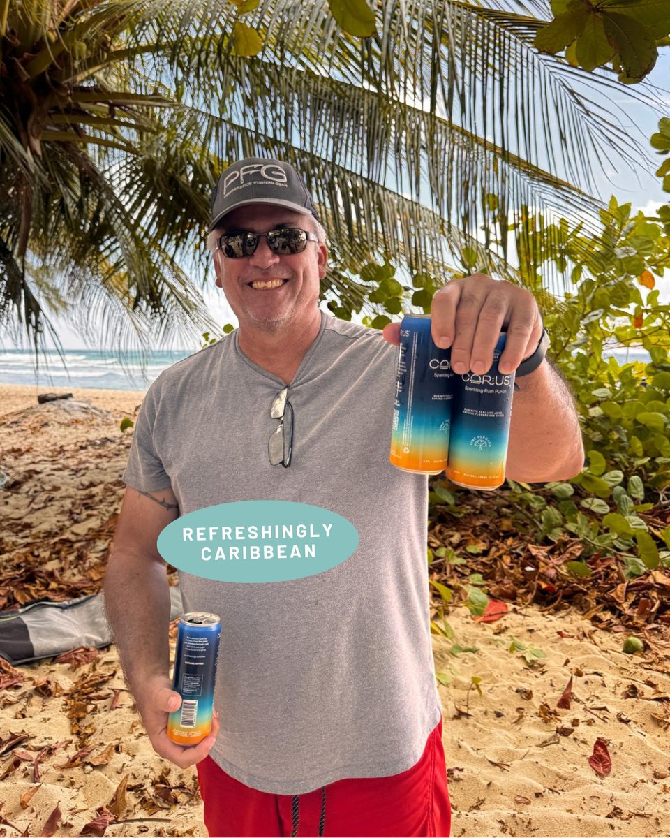 jointhecorus's tweet photo. 🌴✨🍹 CORUS Sparkling Rum Punch – Born in #Barbadosl Available Island-wide #JoinTheCORUS 
📸 Share a "can in hand" pic for a chance to win a 4-pack! 🍹🍹🍹🍹 https://t.co/i9SAMV6XqA