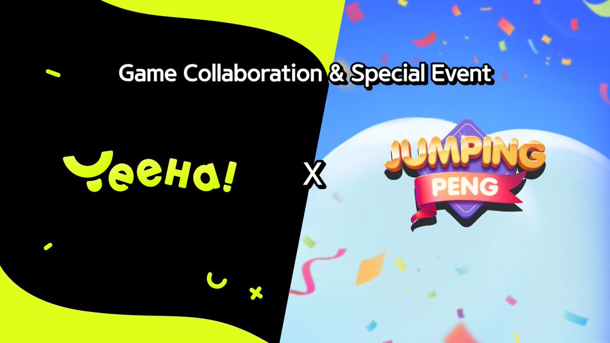 jumpingpeng (@jumpingpeng) on Twitter photo ๐ง JumpingPeng x Yeeha Games ๐ฎ
Game Collaboration & Special Event๐ฐ
JumpingPeng is teaming up with <a href="/YeehaGames/">Yeeha Games</a> , the leading Web3 gaming platform, to bring you an exciting game collaboration! ๐
Yeeha Games connects top games and iconic IPs, providing powerful infrastructure ๐ง JumpingPeng x Yeeha Games ๐ฎ
Game Collaboration & Special Event๐ฐ
JumpingPeng is teaming up with <a href="/YeehaGames/">Yeeha Games</a> , the leading Web3 gaming platform, to bring you an exciting game collaboration! ๐
Yeeha Games connects top games and iconic IPs, providing powerful infrastructure